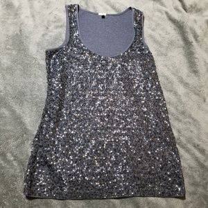 J. Crew sequin tank